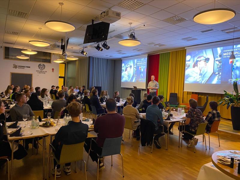 Karriärlunch företagare studenter
