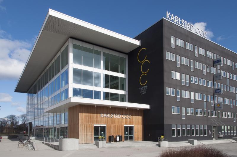 Bilden visar byggnaden av Karlstad CCC