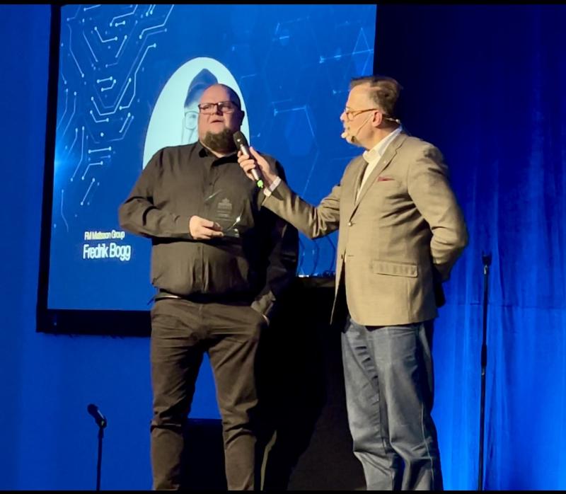 Årets handledare - Fredrik Bogg