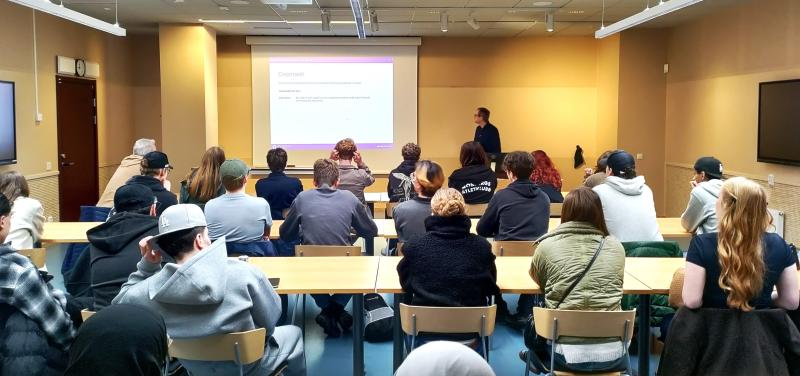 Tekniklabb studiebesök Högskolan Dalarna