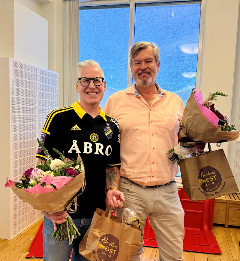 Avtackning Anders och Björn