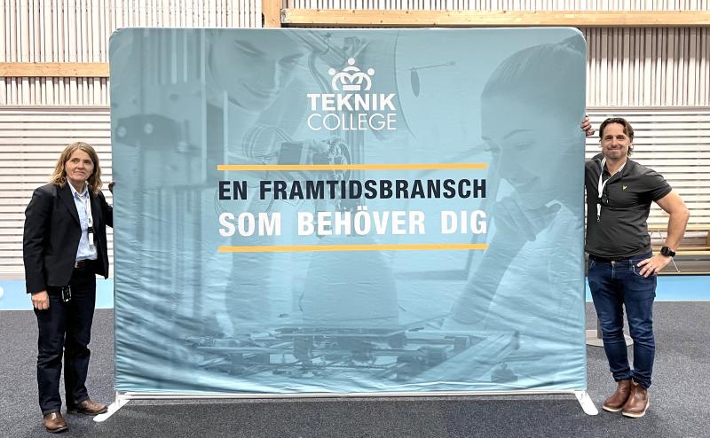 Premiär för nya mässmaterialet